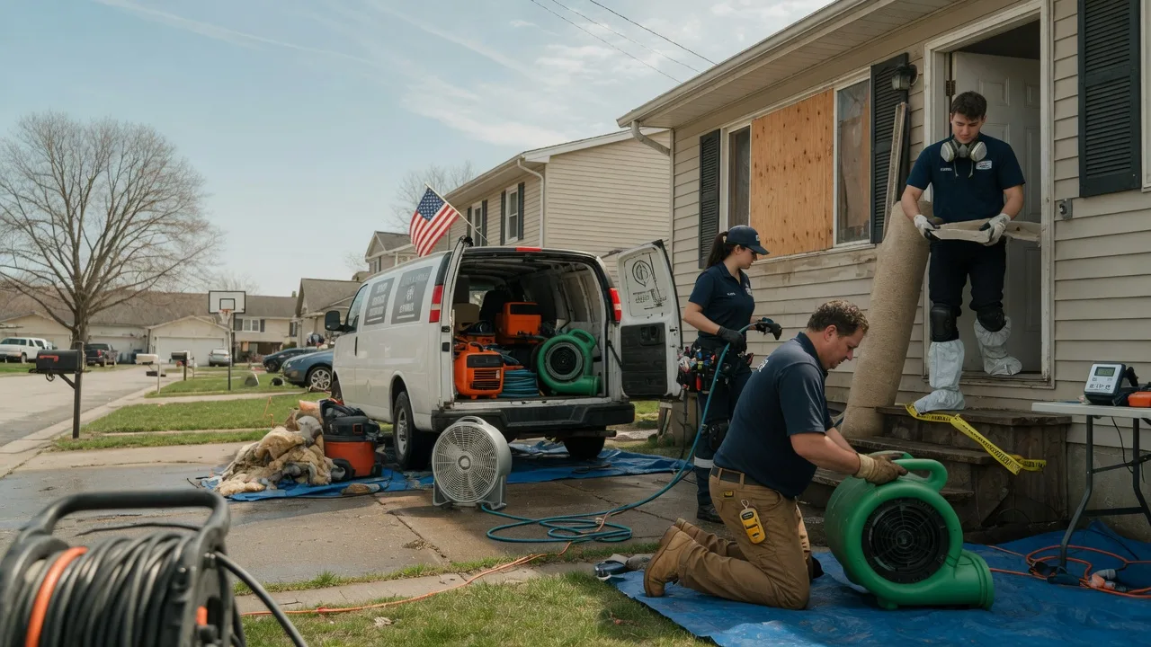 Water Damage Restoration in New Albin, IA near me